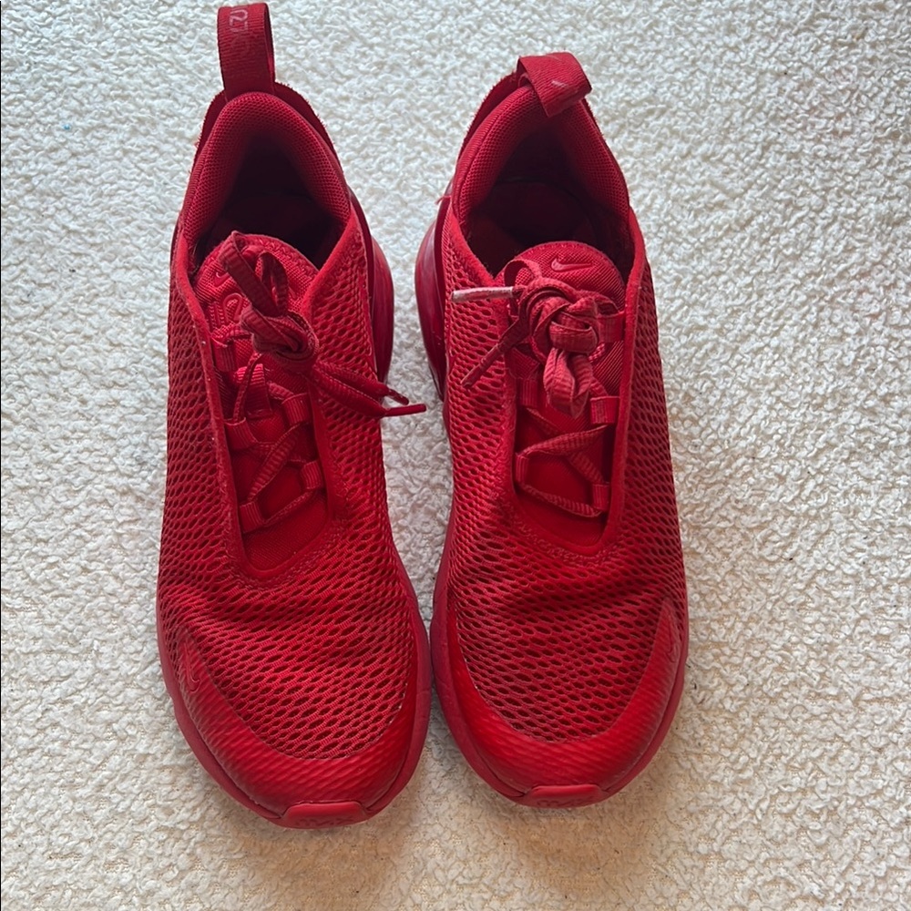 Nike Red Sneakers Breathable Mesh Lightweight